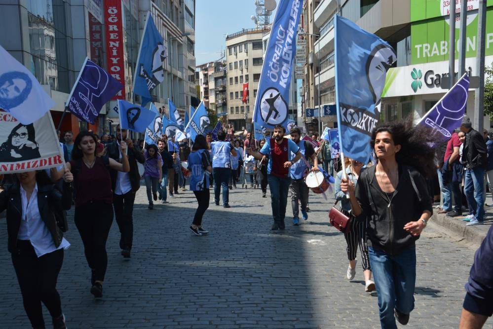 Trabzon'da 1 Mayıs coşkusu... Horonla kutlandı. 01-05-2018 2