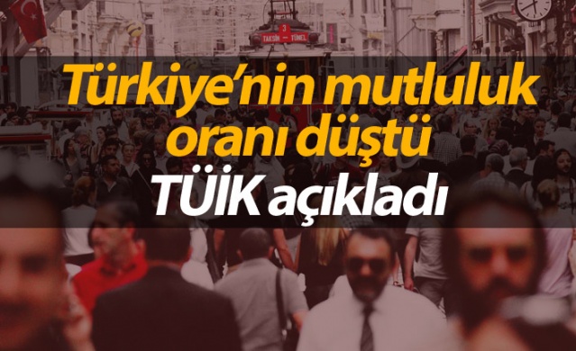 Türkiye'nin mutluluk oranı düştü 1