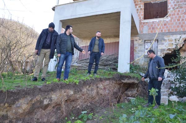 Ordu'da 7 ev boşaltıldı 3 ev risk altında 6