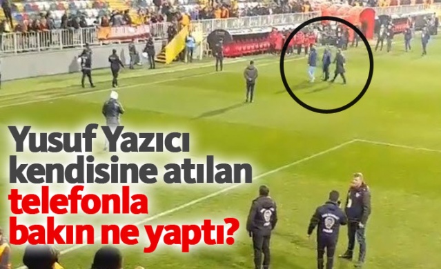 Yusuf Yazıcı kendisine atılan telefonla bakın ne yaptı? 1