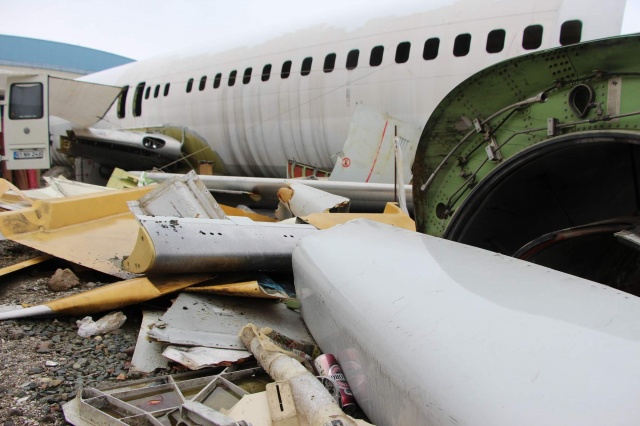 Trabzon'da pistten çıkan uçak şimdi bu halde 6