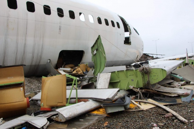 Trabzon'da pistten çıkan uçak şimdi bu halde 8