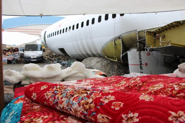 Trabzon'da pistten çıkan uçak şimdi bu halde 12