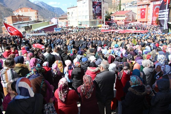 Gümüşhane şehidini uğurladı 7