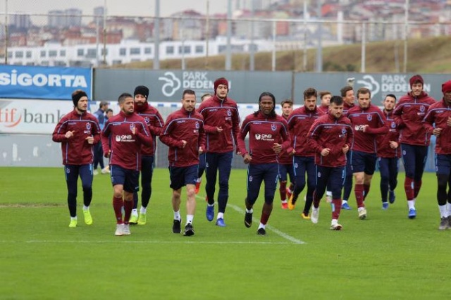 Trabzonspor'da bol eksikli idman 10