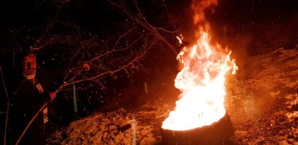 Fındık üreticisi dona karşı böyle önlem aldı 2