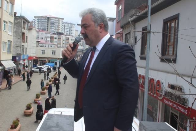 Şılbır Vakfıkebir'de miting yaptı, destek istedi 12