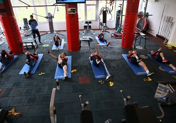 Trabzonspor Ünal Karaman yönetiminde Kuvvet çalışması yaptı. 11