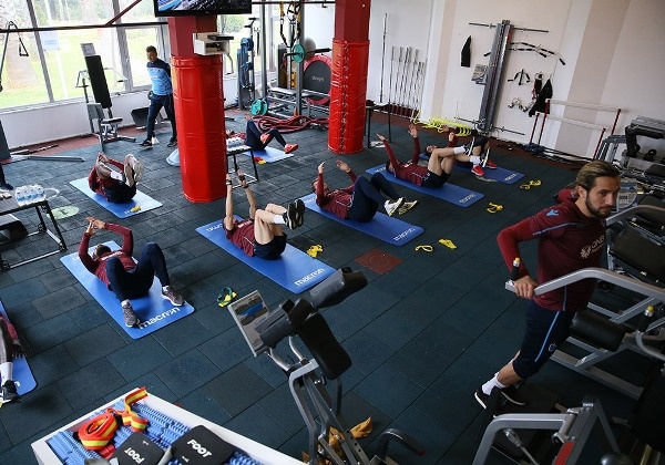 Trabzonspor Ünal Karaman yönetiminde Kuvvet çalışması yaptı. 10