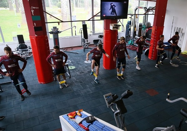 Trabzonspor Ünal Karaman yönetiminde Kuvvet çalışması yaptı. 7