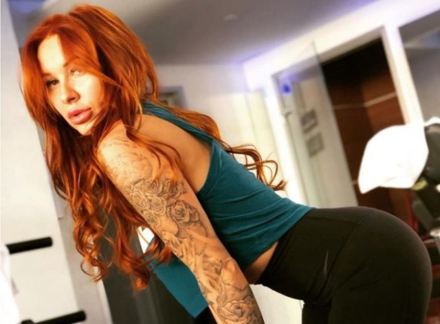 Rizeli futbolcunun eşi Irina Morozyuk işi abarttı! Yatak pozu! 29