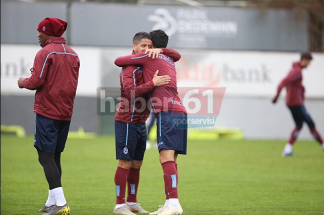 Trabzonspor'da Antalyaspor maçı hazırlıkları devam ediyor.2 Nisan 2019 2