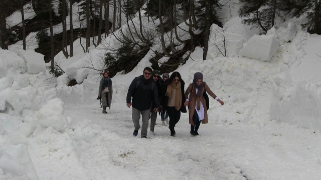 Bahar geldi ama Karagöl buz tuttu 3