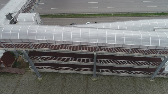 Trabzon'daki 3 katlı üst geçit dikkat çekiyor 6