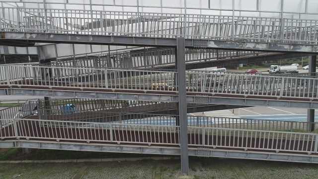 Trabzon'daki 3 katlı üst geçit dikkat çekiyor 13