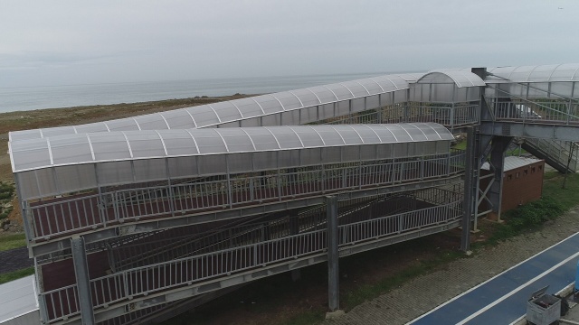 Trabzon'daki 3 katlı üst geçit dikkat çekiyor 4