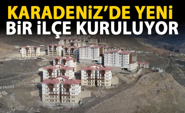 Karadeniz'de yeni bir ilçe inşa ediliyor 1