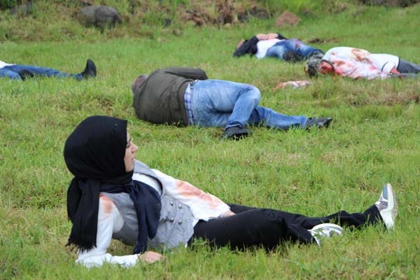 Trabzon Havalimanı'nda gerçeği aratmayan tatbikat 5