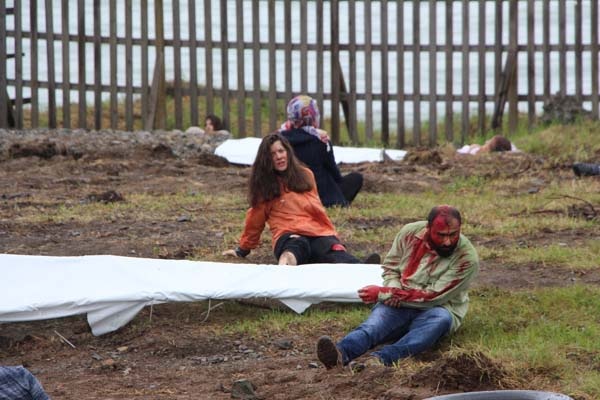 Trabzon Havalimanı'nda gerçeği aratmayan tatbikat 12