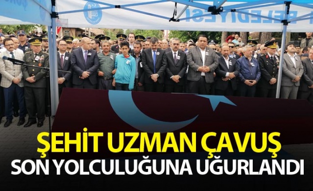 Şehit Uzman Çavuş Eyüp Kapaklıkaya son yolculuğuna uğurlandı 1