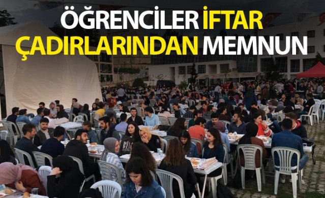 Öğrenciler iftar çadırlarından memnun! 1