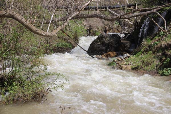 Doğa harikası şelaleye ziyaretçi akını 11