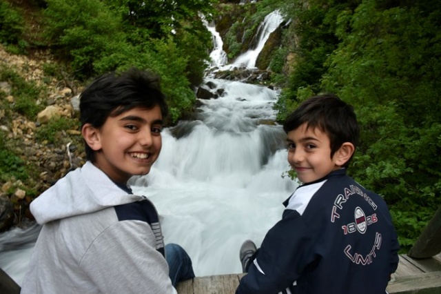 Gümüşhane’de 40 gözeli şelale büyülüyor 3