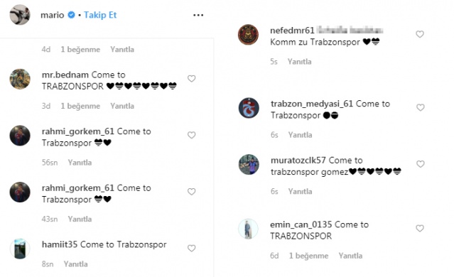 Trabzonspor taraftarı Gomez'i istiyor! 5