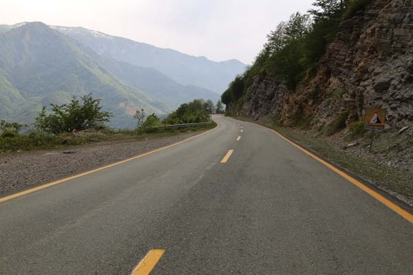 Tünel yapılınca eski karayolu hayvanlara kaldı 13