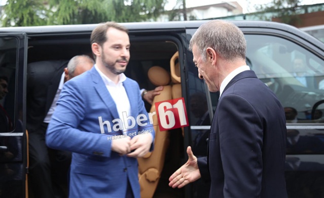 Bakan Albayrak Trabzonspor bayramlaşmasında 2