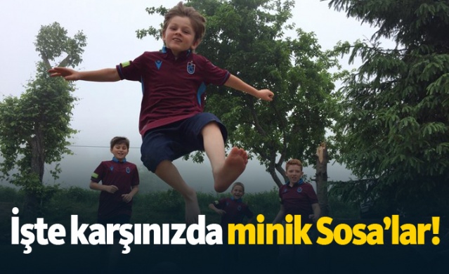 İşte karşınızda minik Sosa'lar! 1