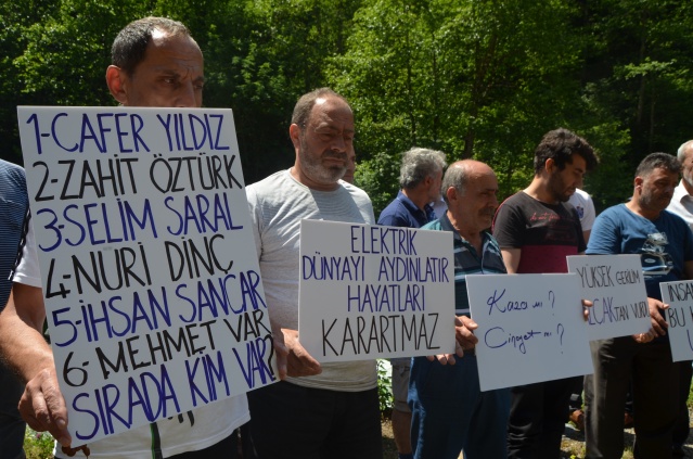 "Uzungöl'de balık tutarken ölebilirsiniz" eylemi 12