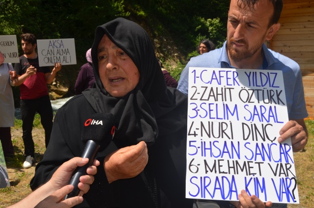 "Uzungöl'de balık tutarken ölebilirsiniz" eylemi 7