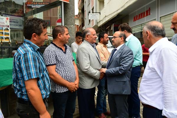 Araklı'da bulunan kişi son yolculuğuna uğurlandı 5