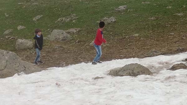 Haziran ayında 3000 rakımda metrelerce kar 7