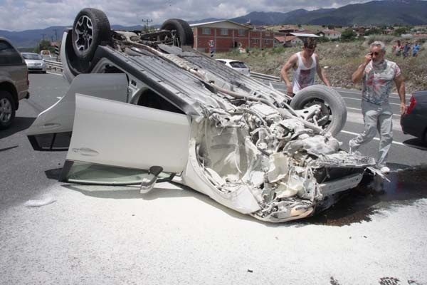 Trabzon'a gelirken bu hale geldi 7