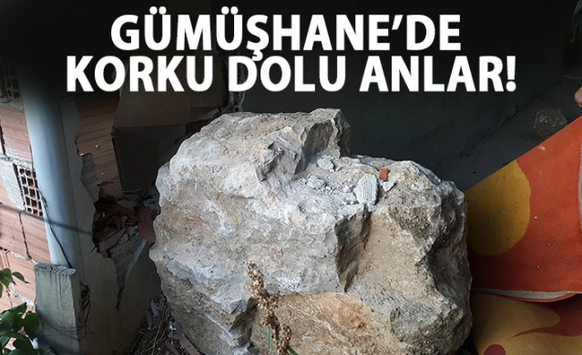 Gümüşhane'de korku dolu anlar! 1