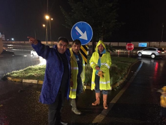 Trabzon'u yağış vurdu ekipler seferber oldu 6