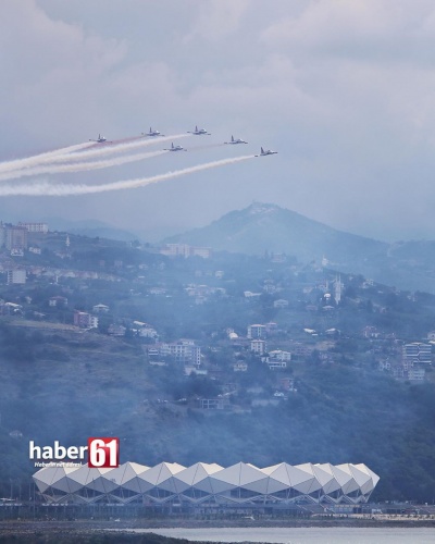 Türk Yıldızları Trabzon'da gösteri yaptı 7