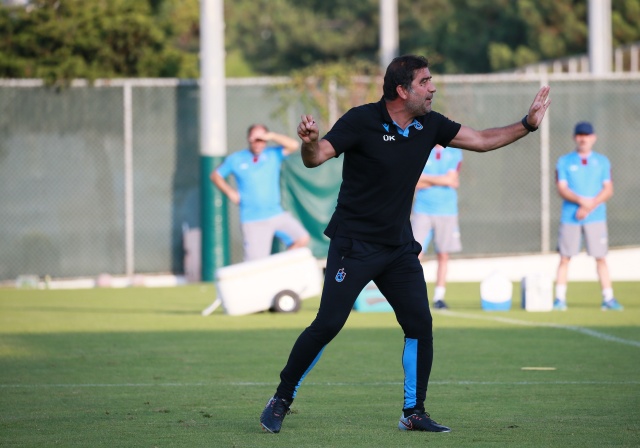 Trabzonspor'da yeni sezon hazırlıkları devam ediyor.Donis Avdijaj antrenmanda. 7