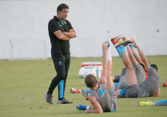 Trabzonspor'da yeni sezon hazırlıkları devam ediyor.Donis Avdijaj antrenmanda. 4