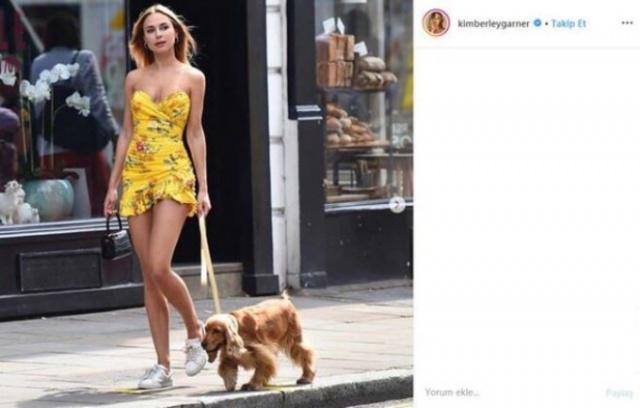 Kimberley Garner sokağı yakıp geçti 1