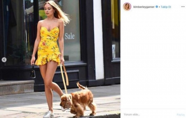 Kimberley Garner sokağı yakıp geçti 2