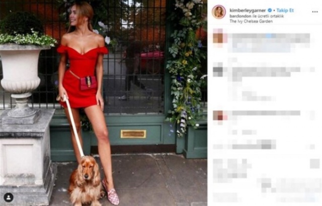 Kimberley Garner sokağı yakıp geçti 3