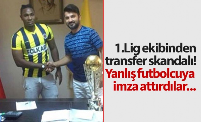 1. Lig ekibinden transfer skandalı! 1