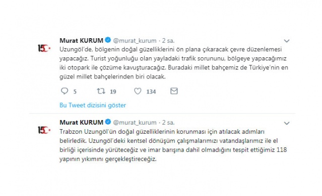 Bakan Kurum'dan Uzungöl müjdesi: "Tıpkı Ayder gibi..." 7