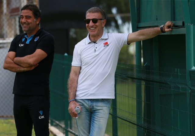 Trabzonspor'da 7 futbolcuya özel idman 7