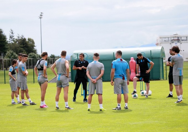 Trabzonspor'da 7 futbolcuya özel idman 2