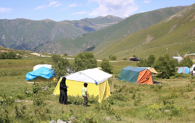 Turiste kiraladığı çadır geçim kaynağı oldu 4