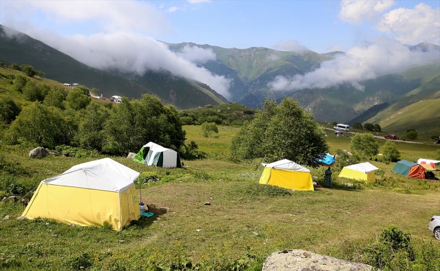 Turiste kiraladığı çadır geçim kaynağı oldu 3